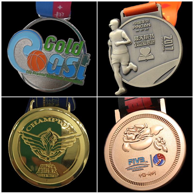馬拉松獎牌定制定做學校運動會比賽創意金屬掛牌紀念獎章勛章制作