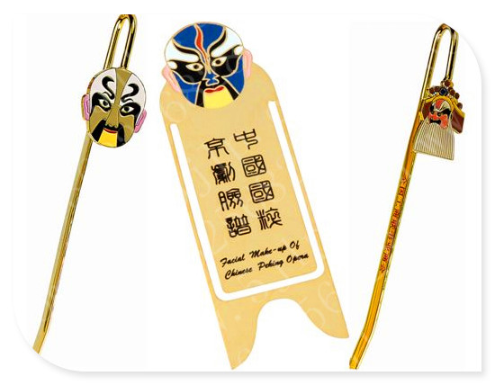 北京京劇臉譜書簽